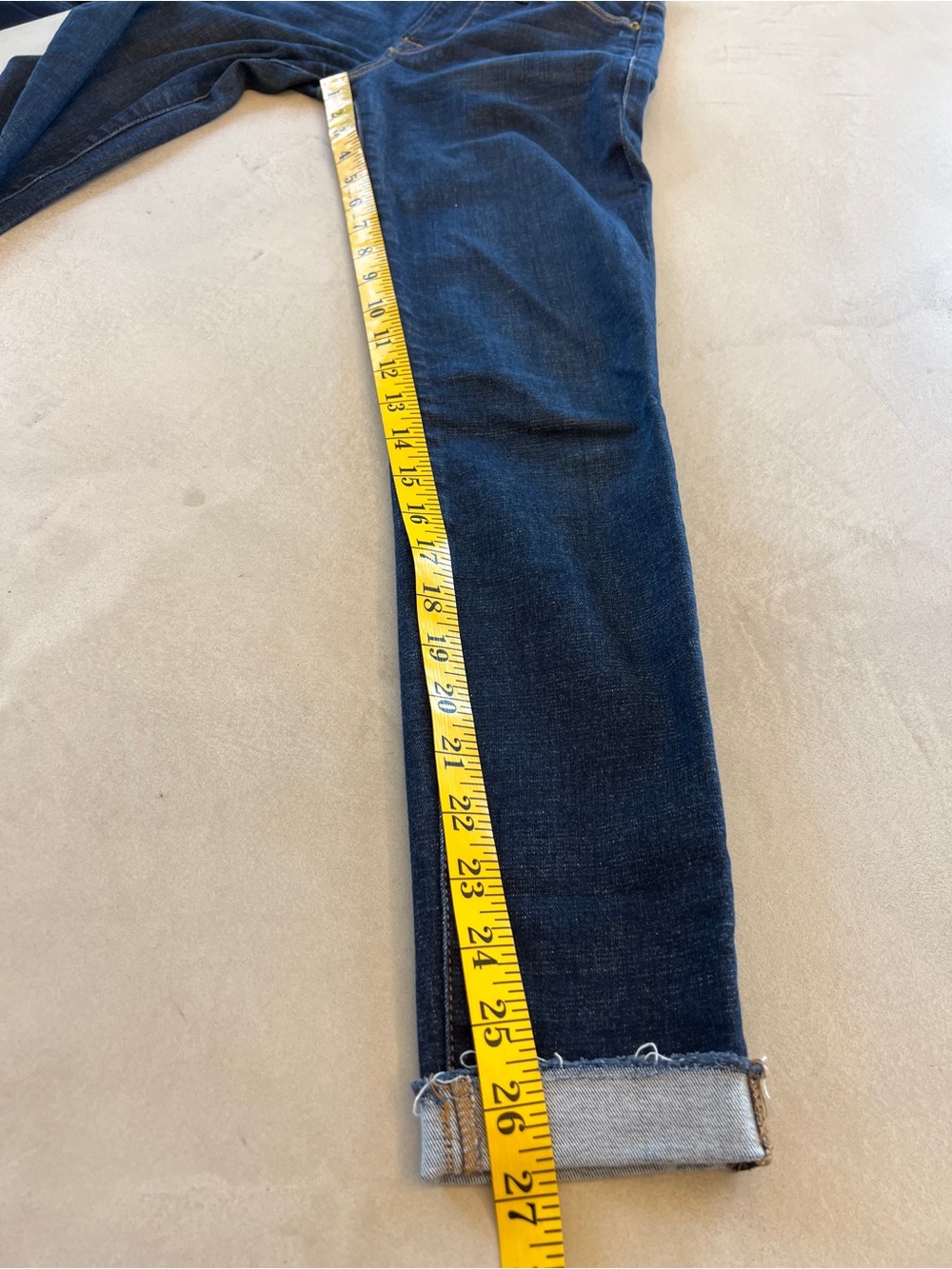 FRAME Le High Skinny High Waist Jeans - Dark Indigo size 24 - Picture 13 of 14